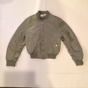 H&M - Khaki green bomber jacket